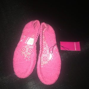 Pink flats size 7